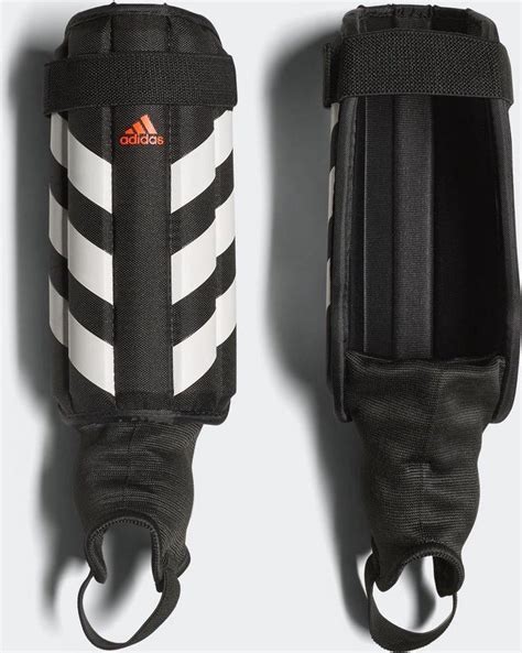 adidas evertomic schienbeinschoner schwarz-weiß-solar red|adidas Unisex Evertomic Lite Shin Guards, Black/White/Solar .